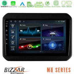 Bizzar M8 Series Suzuki Ignis 8core Android13 4+32GB Navigation Multimedia Tablet 9"
