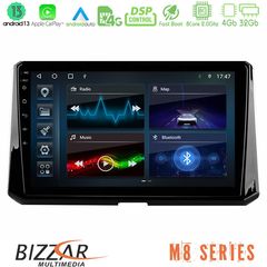 Bizzar M8 Series Toyota Corolla 2019-2022 8core Android13 4+32GB Navigation Multimedia Tablet 10"