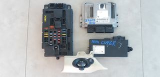 ΕΓΚΕΦΑΛΟΣ ΣΕΤ BMW MINI COOPER R56 06-14 BOSCH 0261S04161 DME 7640005-01 519303218 61.35-3453734-01 61.35-9147191-01 5WK49513NBR 3449103