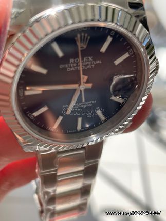 ROLEX DATEJUST BLUE DIAL 41MM SUPERCLONE QUALITY 904L-thumb-5