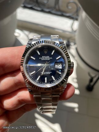 ROLEX DATEJUST BLUE DIAL 41MM SUPERCLONE QUALITY 904L-thumb-20