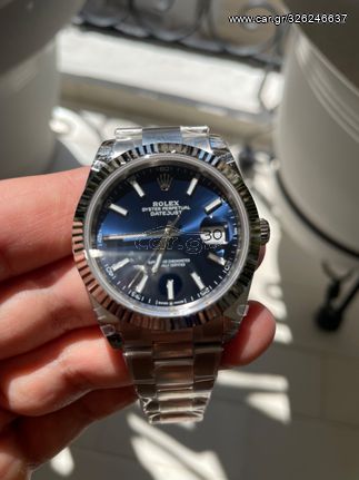 ROLEX DATEJUST BLUE DIAL 41MM SUPERCLONE QUALITY 904L-thumb-21