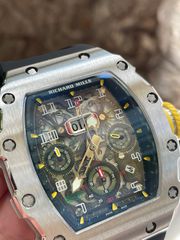 Richard mille rm011-03 superclone new edition 2024 fully working movement chronographs 