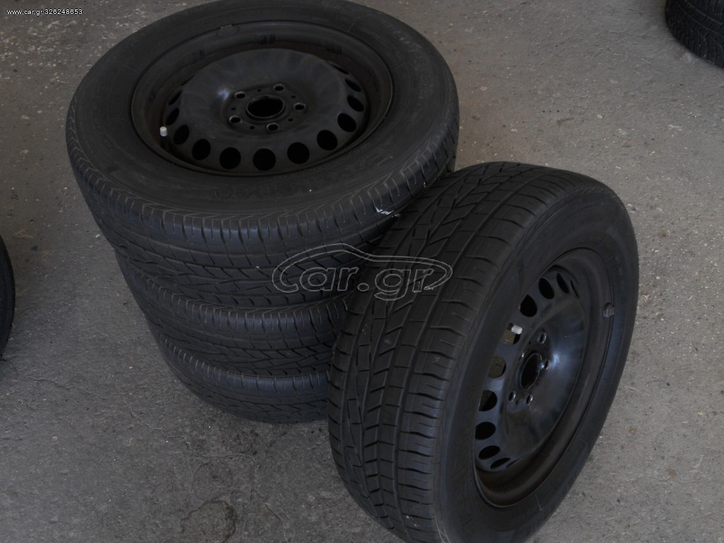 ZANTOΛΑΣΤΙΧΑ GOLF-5Χ112/ 5+6+7-6JX15 195/65/15-ΣΕ ΑΡΙΣΤΗ ΚΑΤΑΣΤΑΣΗ