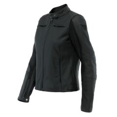 ΓΥΝΑΙΚΕΙΟ ΜΠΟΥΦΑΝ ΔΕΡΜΑΤΙΝΟ RAZON 2 LADY LEATHER JACKET BLACK 2533878| DAINESE