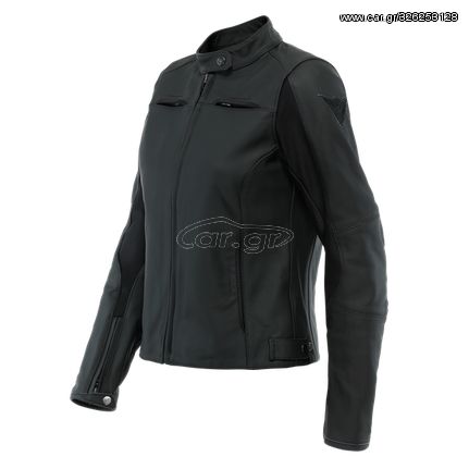 ΓΥΝΑΙΚΕΙΟ ΜΠΟΥΦΑΝ ΔΕΡΜΑΤΙΝΟ RAZON 2 LADY LEATHER JACKET BLACK 2533878| DAINESE