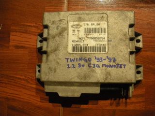 Twingo Εγκεφαλος Κινητηρα C3G 1.2 8V '93-'97 MONAΔΑ ΕΛΕΓΧΟΥ ΚΙΝΗΤΗΡΑ plug & play (χωρίς immobiliser)