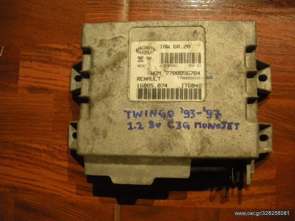 Twingo Εγκεφαλος Κινητηρα C3G 1.2 8V '93-'97 MONAΔΑ ΕΛΕΓΧΟΥ ΚΙΝΗΤΗΡΑ plug & play (χωρίς immobiliser)