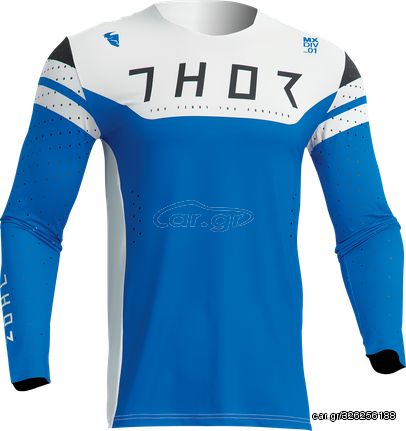 ΜΠΛΟΥΖΑ MX PRIME RIVAL BLUE/WHITE | THOR