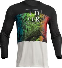 ΜΠΛΟΥΖΑ MX PRIME JERSEY MELTER BLACK/WHITE| THOR