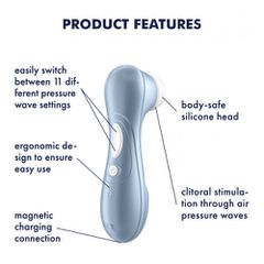 Satisfyer Pro 2 Air Pulse Stimulator μπλε-thumb-8