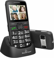 Powertech Sentry Eco PTM-18 Dual SIM Μαύρο Κινητό με Μεγάλα Κουμπιά*