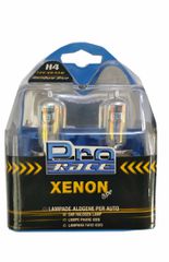 H4 12V 60/55W P43t DOUBLE COLOR ΤΥΠΟΥ XENON PRO-RACE -  2 ΤΕΜ.