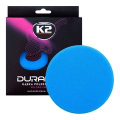 Σφουγγάρι γυαλίσματος μπλε σκληρό με velcro K2 Duraflex 150/25mm