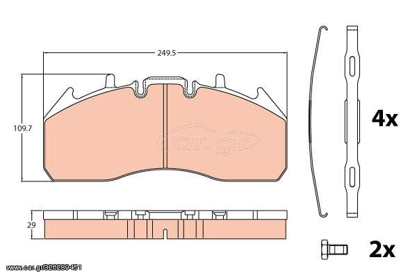 ΔΙΣΚΟΦΡΕΝΑ VOLVO FH 13 για VOLVO FH