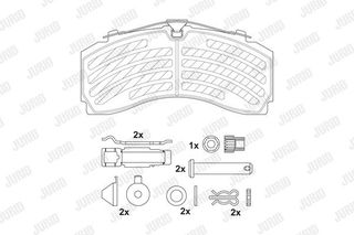 ΔΙΣΚΟΦΡΕΝΑ MS ACTROS MP2/3/4 για MERCEDES-BENZ ACTROS MP4