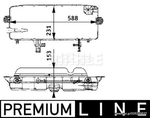 ΔΟΧΕΙΟ ΝΕΡΟΥ MS 814 για MERCEDES-BENZ LK/LN2