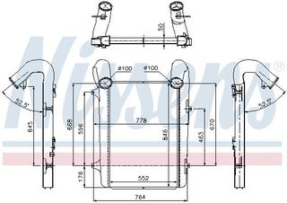 INTERCOOLER DAF 105XF για DAF XF 105