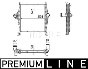 INTERCOOLER MS ATEGO 3 για MERCEDES-BENZ ATEGO 3