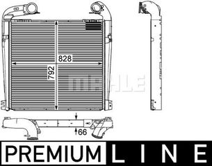 INTERCOOLER SCANIA R για SCANIA P,G,R,T - series