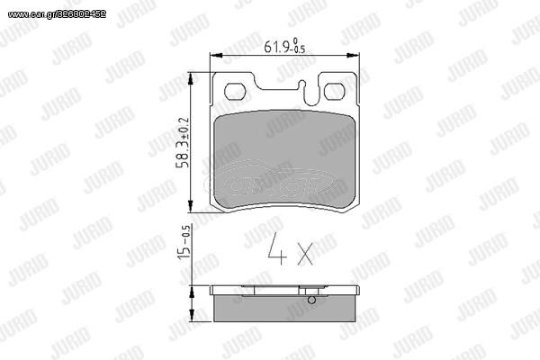 ΔΙΣΚΟΦΡΕΝΑ MS W202 ΟΠ. για Mercedes-Benz E-Class W210