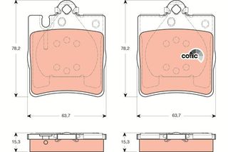 ΔΙΣΚΟΦΡΕΝΑ MS W210 ΟΠ. για Mercedes-Benz E-Class W210
