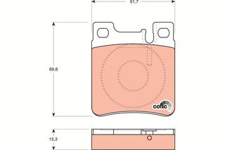 ΔΙΣΚΟΦΡΕΝΑ MS W202 ΟΠΙΣ για Mercedes-Benz C-Class SW S203