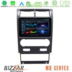 Bizzar M8 Series Ford Mondeo 2004-2007 8core Android13 4+32GB Navigation Multimedia Tablet 9"