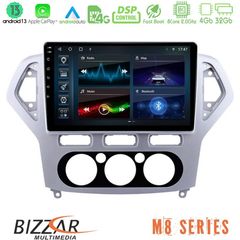 Bizzar M8 Series Ford Mondeo 2007-2010 Manual A/C 8core Android13 4+32GB Navigation Multimedia Tablet 10"