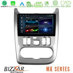 Bizzar M8 Series Dacia Duster/Sandero/Logan 8core Android13 4+32GB Navigation Multimedia Tablet 9"