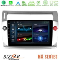 Bizzar M8 Series Citroen C4 2004-2010 8core Android13 4+32GB Navigation Multimedia Tablet 9"