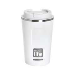 Ecolife Ποτήρι Θερμός Λευκό 370ml