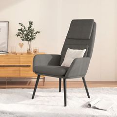 Πολυθρόνα Relax Ανοιχτό Γκρι Υφασμάτινη 341312