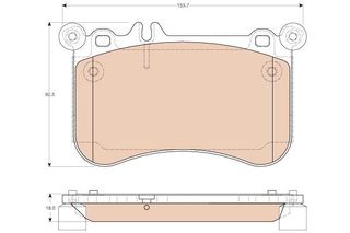 ΔΙΣΚΟΦΡΕΝΑ ΕΜΠΡ. MS W212/221 για Mercedes-Benz S-Class Coupe C216