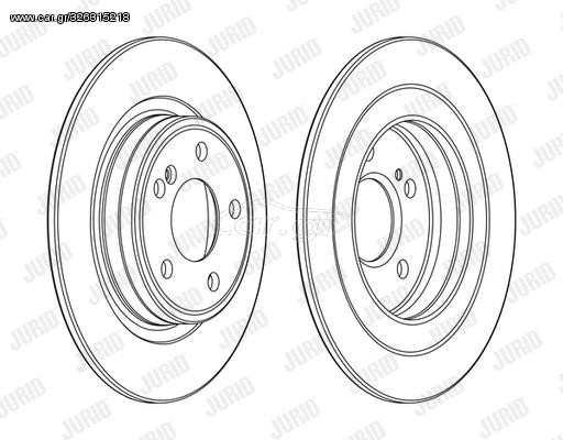SET ΔΙΣΚΟΠΛΑΚΕΣ ΟΠΙΣ. MS W176/246 για Mercedes-Benz A-Class W176