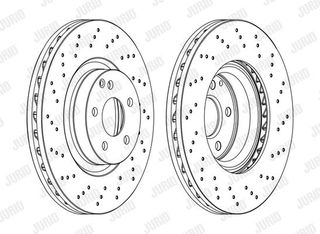 ΔΙΣΚΟΠΛΑΚA ΕΜΠΡ. MS W221 για Mercedes-Benz S-Class W221