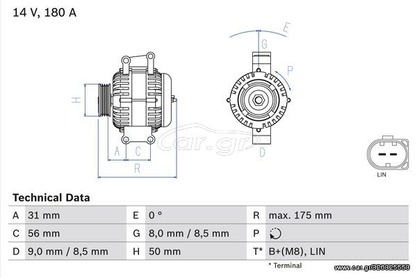 ΔΥΝΑΜΟ MS W204 CDI για Mercedes-Benz C-Class SW S204