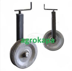 ΟΡΘΟΣΤΑΤΗΣ ΣΤΗΡΙΞΗΣ 70x500mm ΜΕ ΤΡΟΧΟ ΜΕΤΑΛΛΙΚΟ 400x100mm