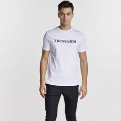 Trussardi Ανδρικό Κοντομάνικο T-shirt 52T00629/1T005651 σε Λευκό Χρώμα TRSTS6291T_W001