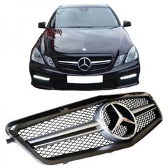 ΜΑΣΚΑ ΕΜΠΡΟΣ Mercedes W212 09-13 AMG Chrome (Design) 