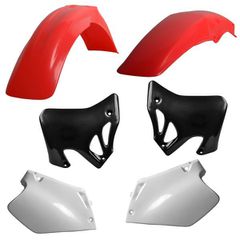 ΠΛΑΣΤΙΚΑ ΣΕΤ HONDA CR 125/250 1995-1997 ΚΟΚΚΙΝΟ-ΑΣΠΡΟ-ΜΑΥΡΟ