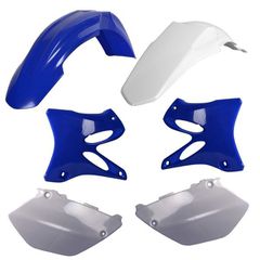 ΠΛΑΣΤΙΚΑ ΣΕΤ YAMAHA YZ 125/250 2006-2014 ΑΣΠΡΟ-ΜΠΛΕ