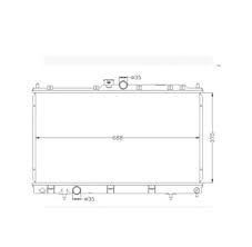 ΨΥΓΕΙΟ 1.6-1.8 16V +/-A/C (36x62.4) HYUNDAI MATRIX 01-10