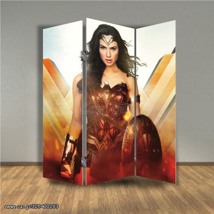Παραβάν Wonder Woman 9  120x200 Ύφασμα Μία όψη