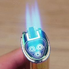 Αναπτήρας Triple Jet Μαύρος-thumb-4