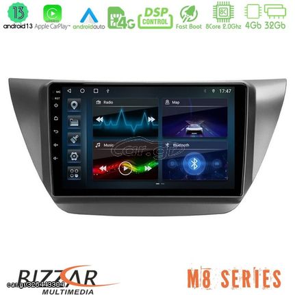 Bizzar M8 Series Mitsubishi Lancer 2004 – 2008 8core Android13 4+32GB Navigation Multimedia Tablet 9"