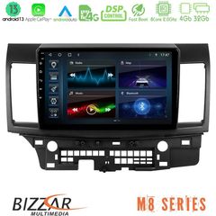 Bizzar M8 Series Mitsubishi Lancer 2008 – 2015 8core Android13 4+32GB Navigation Multimedia Tablet 10"