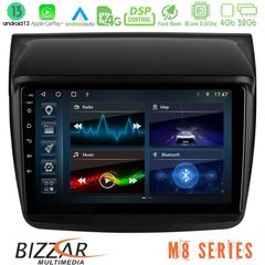 Bizzar M8 Series Mitsubishi L200 8core Android13 4+32GB Navigation Multimedia Tablet 9"