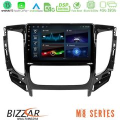 Bizzar M8 Series Mitsubishi L200 2016-> & Fiat Fullback (Auto A/C) 8core Android13 4+32GB Navigation Multimedia Tablet 9"
