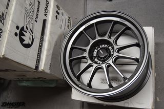 Konig Hypergram 18x9.5 35offset  matt Gray 5x114 flow formed 